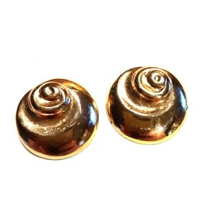 Vintage gold earrings